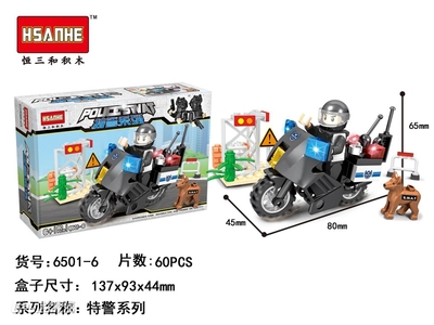 創新驅動與市場拓展 恒三和6501展盒樂高式男孩特警系列六款（12盒裝）玩具的技術開發與銷售戰略分析