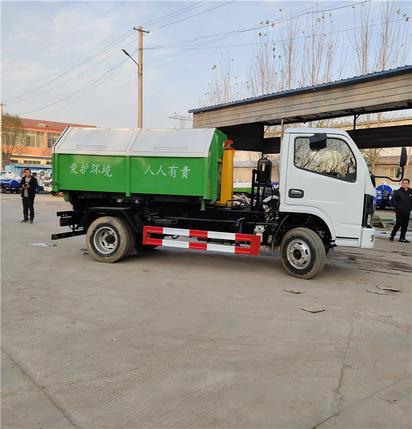 松原國六5方垃圾車多功能自卸垃圾車廠家